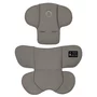 Scoica auto, Lionelo, i-Size Astrid, 0-13 Kg, 40-87 cm, Cu maner si capotina reglabile, Cu protectie laterala avansata, Salteluta confortabila, Testat ADAC, Conform cu standardul european de securitate R129, Taupe - 12