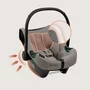 Scoica auto, Lionelo, i-Size Astrid, 0-13 Kg, 40-87 cm, Cu maner si capotina reglabile, Cu protectie laterala avansata, Salteluta confortabila, Testat ADAC, Conform cu standardul european de securitate R129, Taupe - 18