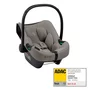 Scoica auto, Lionelo, i-Size Astrid, 0-13 Kg, 40-87 cm, Cu maner si capotina reglabile, Cu protectie laterala avansata, Salteluta confortabila, Testat ADAC, Conform cu standardul european de securitate R129, Taupe - 1