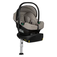 Scoica auto, Lionelo, i-Size Astrid, Testata ADAC, Cu baza rotativa 180 grade cu Isofix, 0-13 Kg, 40-87 cm, Cu maner si capotina reglabile, Conform cu R129, Taupe
