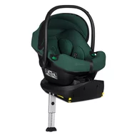 Scoica auto, Lionelo, i-Size Astrid, Testata ADAC, Cu baza rotativa 180 grade cu Isofix, 0-13 Kg, 40-87 cm, Cu maner si capotina reglabile, Conform cu R129, Verde