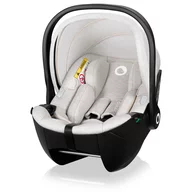 Scoica auto, Lionelo, Moxie, i-Size, 40-87 cm, Tetiera reglabila, intarita cu spuma de memorie, Carcasa ventilata, Din bambus, Protectie avansata, Conform cu R129, Bej