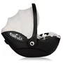 Scoica auto, Lionelo, Moxie, i-Size, 40-87 cm, Tetiera reglabila, intarita cu spuma de memorie, Carcasa ventilata, Din bambus, Protectie avansata, Conform cu R129, Bej - 3