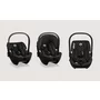 Scoica auto, Lionelo, Moxie, i-Size, 40-87 cm, Tetiera reglabila, intarita cu spuma de memorie, Carcasa ventilata, Din bambus, Protectie avansata, Conform cu R129, Negru - 4