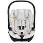 Scoica auto, Lionelo, Moxie, i-Size, Include baza rotativa 360 cu picior de fixare, 40-87 cm, Tetiera reglabila, intarita cu spuma de memorie, Carcasa ventilata, Din bambus, Protectie avansata, Conform R129, Bej - 11