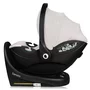 Scoica auto, Lionelo, Moxie, i-Size, Include baza rotativa 360 cu picior de fixare, 40-87 cm, Tetiera reglabila, intarita cu spuma de memorie, Carcasa ventilata, Din bambus, Protectie avansata, Conform R129, Bej - 17