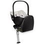 Scoica auto, Lionelo, Moxie, i-Size, Include baza rotativa 360 cu picior de fixare, 40-87 cm, Tetiera reglabila, intarita cu spuma de memorie, Carcasa ventilata, Din bambus, Protectie avansata, Conform R129, Bej - 18