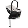 Scoica auto, Lionelo, Moxie, i-Size, Include baza rotativa 360 cu picior de fixare, 40-87 cm, Tetiera reglabila, intarita cu spuma de memorie, Carcasa ventilata, Din bambus, Protectie avansata, Conform R129, Bej - 21