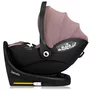 Scoica auto, Lionelo, Moxie, i-Size, Include baza rotativa 360 cu picior de fixare, 40-87 cm, Tetiera reglabila, intarita cu spuma de memorie, Carcasa ventilata, Din bambus, Protectie avansata, Conform R129, Mov - 17
