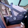 Scoica auto, Lionelo, Moxie, i-Size, Include baza rotativa 360 cu picior de fixare, 40-87 cm, Tetiera reglabila, intarita cu spuma de memorie, Carcasa ventilata, Din bambus, Protectie avansata, Conform R129, Mov - 27