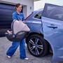 Scoica auto, Lionelo, Moxie, i-Size, Include baza rotativa 360 cu picior de fixare, 40-87 cm, Tetiera reglabila, intarita cu spuma de memorie, Carcasa ventilata, Din bambus, Protectie avansata, Conform R129, Mov - 32