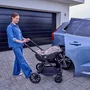 Scoica auto, Lionelo, Moxie, i-Size, Include baza rotativa 360 cu picior de fixare, 40-87 cm, Tetiera reglabila, intarita cu spuma de memorie, Carcasa ventilata, Din bambus, Protectie avansata, Conform R129, Mov - 33