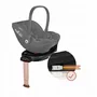 Scoica auto, Lionelo, Moxie, i-Size, Include baza rotativa 360 cu picior de fixare, 40-87 cm, Tetiera reglabila, intarita cu spuma de memorie, Carcasa ventilata, Din bambus, Protectie avansata, Conform R129, Mov - 22