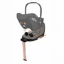 Scoica auto, Lionelo, Moxie, i-Size, Include baza rotativa 360 cu picior de fixare, 40-87 cm, Tetiera reglabila, intarita cu spuma de memorie, Carcasa ventilata, Din bambus, Protectie avansata, Conform R129, Mov - 24