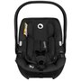 Scoica auto, Lionelo, Moxie, i-Size, Include baza rotativa 360 cu picior de fixare, 40-87 cm, Tetiera reglabila, intarita cu spuma de memorie, Carcasa ventilata, Din bambus, Protectie avansata, Conform R129, Negru - 9