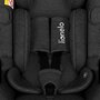 Scoica auto, Lionelo, Moxie, i-Size, Include baza rotativa 360 cu picior de fixare, 40-87 cm, Tetiera reglabila, intarita cu spuma de memorie, Carcasa ventilata, Din bambus, Protectie avansata, Conform R129, Negru - 13