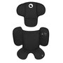 Scoica auto, Lionelo, Moxie, i-Size, Include baza rotativa 360 cu picior de fixare, 40-87 cm, Tetiera reglabila, intarita cu spuma de memorie, Carcasa ventilata, Din bambus, Protectie avansata, Conform R129, Negru - 14