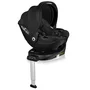 Scoica auto, Lionelo, Moxie, i-Size, Include baza rotativa 360 cu picior de fixare, 40-87 cm, Tetiera reglabila, intarita cu spuma de memorie, Carcasa ventilata, Din bambus, Protectie avansata, Conform R129, Negru - 22