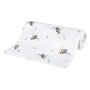Scutec din bambus, Bocioland, Bees, Material certificat Oeko Tex Standard 100, Dimensiune mare, 75x75 cm, Multicolor - 1