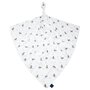 Scutec din bambus, Bocioland, Bees, Material certificat Oeko Tex Standard 100, Dimensiune mare, 75x75 cm, Multicolor - 2