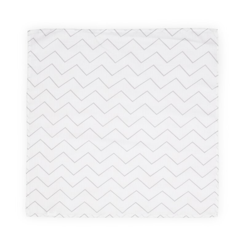 Lorelli - scutec pled din muselina 80x80 cm grey lines