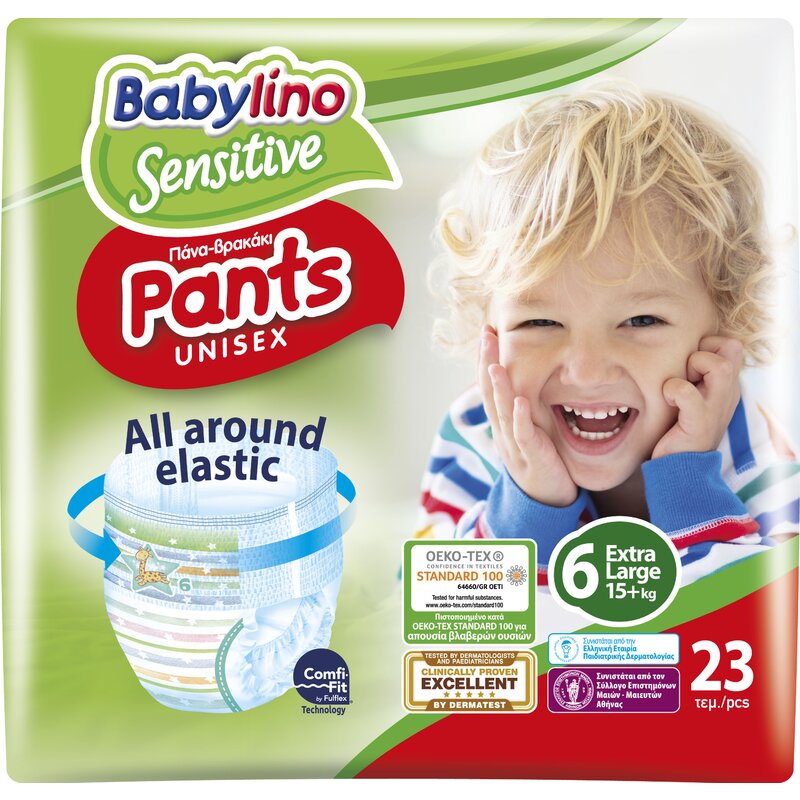 Babylino - Scutece-chilotel Unisex, N6, 15kg+, 23 bucati