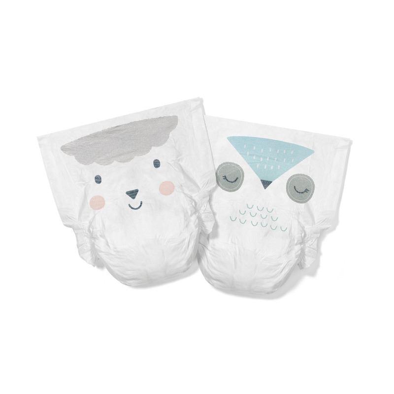 Kit and kin - scutece hipoalergenice eco kit&kin, marimea 1, 2-5 kg, 38 buc