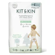 Scutece Hipoalergenice Eco Pull Up XL, Kit&Kin, Marimea 6, 18 buc, De unica folosinta, 15 kg+