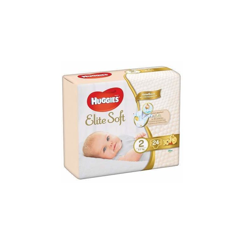 Huggies - elite soft (nr 2) convi 24 buc, 4-6 kg