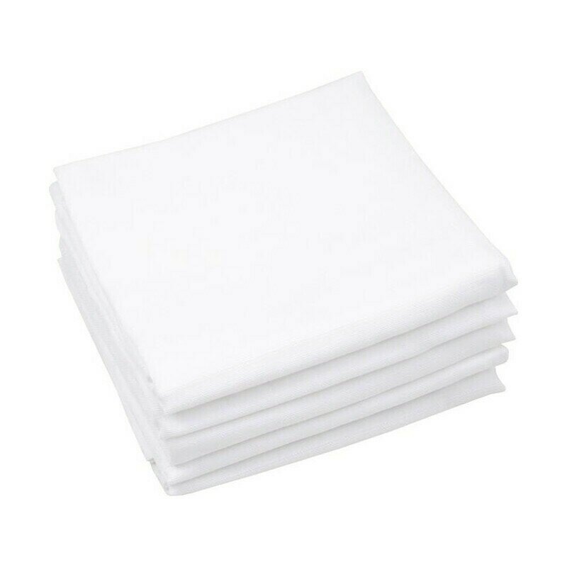 Hausmann (a-haberkorn) - set muselina 5 buc din bumbac, 70x70 cm, scutec textil, alb