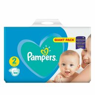 Pampers - Scutece New Baby 2, Giant Pack, 100 buc