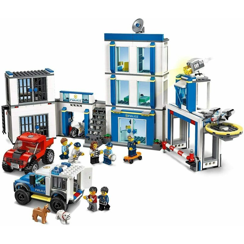Lego - set de joaca sectie de politie , ® city, multicolor