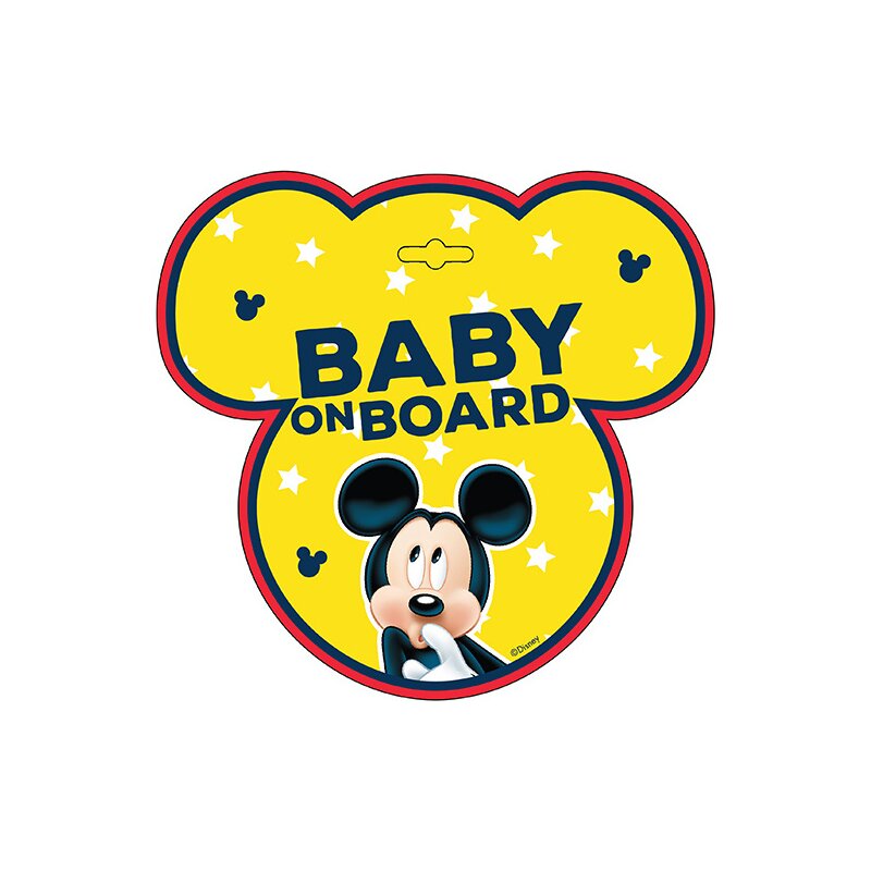Seven – Semn de avertizare Baby on Board Mickey accesorii