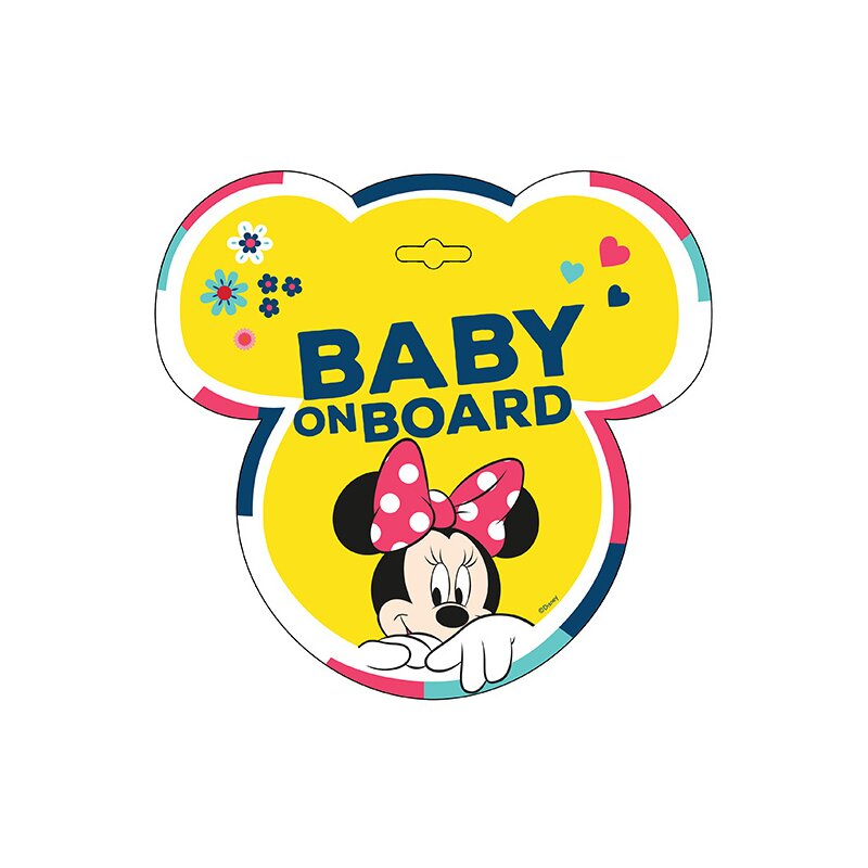 Seven - semn de avertizare baby on board minnie