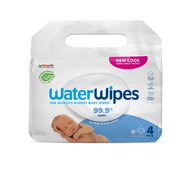 Water Wipes - Servetele umede Biodegradabile , 4 pachete x 60 buc, 240 buc