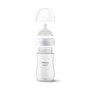 Set 1 x Biberon, Philips Avent, Natural Response, +1 luna, 260 ml, Albastru + 4 x tetine cu debit 4 (mediu), 3 luni+ - 8