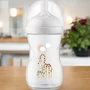 Set 1 x biberon, Philips Avent, Natural Response, +1 luna, 260 ml, Anticolici, Girafa+ 4 x tetine cu debit 4 (mediu), 3 luni+ - 5