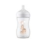 Set 1 x biberon, Philips Avent, Natural Response, +1 luna, 260 ml, Anticolici, Girafa+ 4 x tetine cu debit 4 (mediu), 3 luni+ - 7