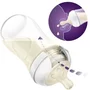 Set 1 x biberon, Philips Avent, Natural Response, +1 luna, 260 ml, Roz+ 4 x tetine cu debit 4 (mediu), 3 luni+ - 11