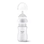 Set 1 x biberon, Philips Avent, Natural Response, +1 luna, 260 ml, Roz+ 4 x tetine cu debit 4 (mediu), 3 luni+ - 13