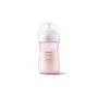 Set 1 x biberon, Philips Avent, Natural Response, +1 luna, 260 ml, Roz+ 4 x tetine cu debit 4 (mediu), 3 luni+ - 7