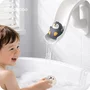 Set 11 jucarii de baie, Primabobo, Include animalute utilizabile si ca papusi pentru degete, tobogan, raft depozitare, Elefantel, Vulpita, Dezvolta abilitatile motorii fine, Fara BPA, 12 luni+, Multicolor - 6