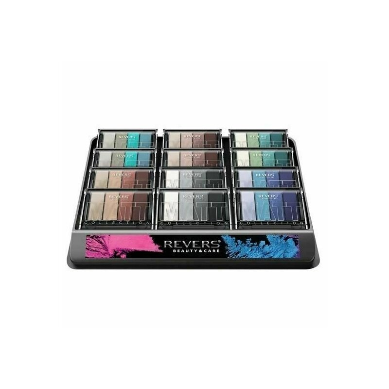 Set 12 bucati fard de pleoape gallant, matt collection, intense