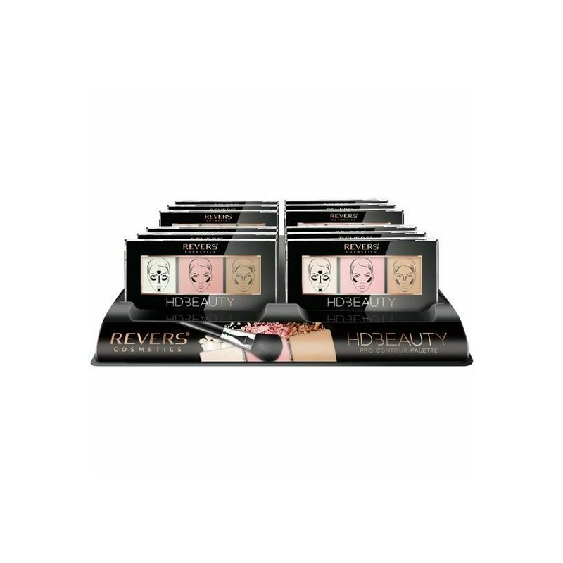 Set 12 Bucati Paleta De Machiaj Pentru Contur Pro Contour Hd Beauty Revers 125 G
