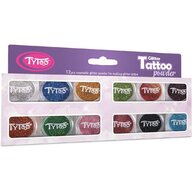 Tytoo - Set 12 recipiente cu sclipici pentru tatuaje temporare  KKCPU2520008