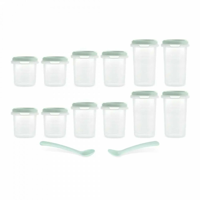 Set 12 recipiente gradate 200 ml,250 ml,330 ml ermetice dolce mint