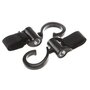 Set 2 carlige auto pentru carucior, Jane, Fixare pe cadru, multifunctionale, Negru - 4