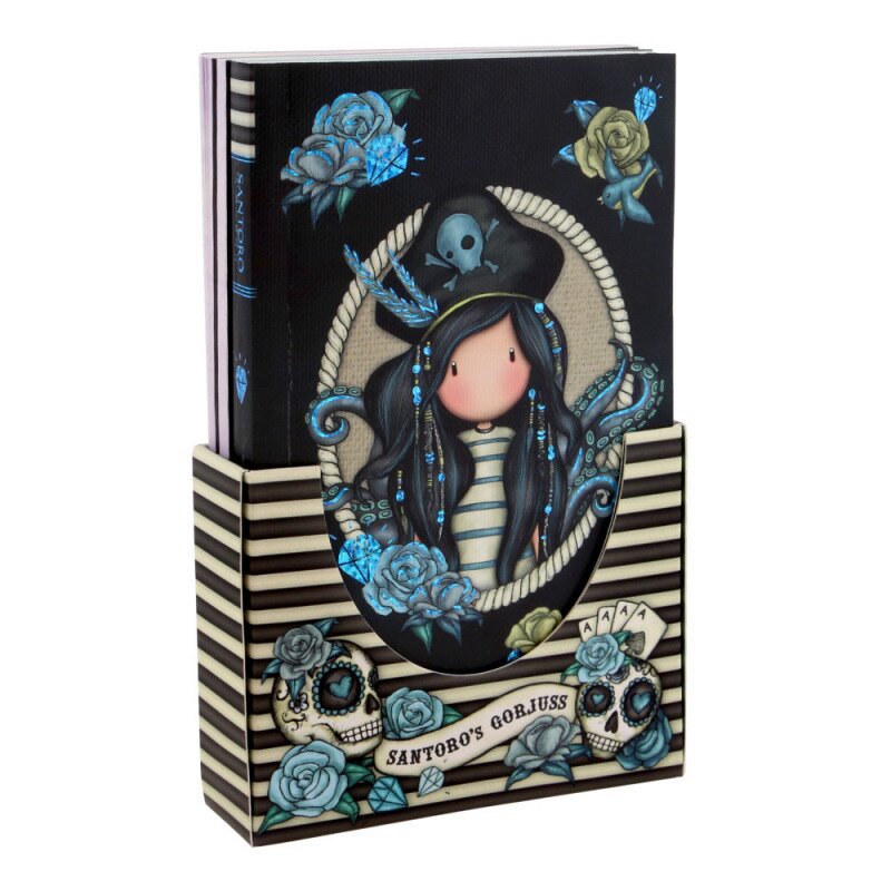 Set 2 carnetele gorjuss sea nixie - black pearl