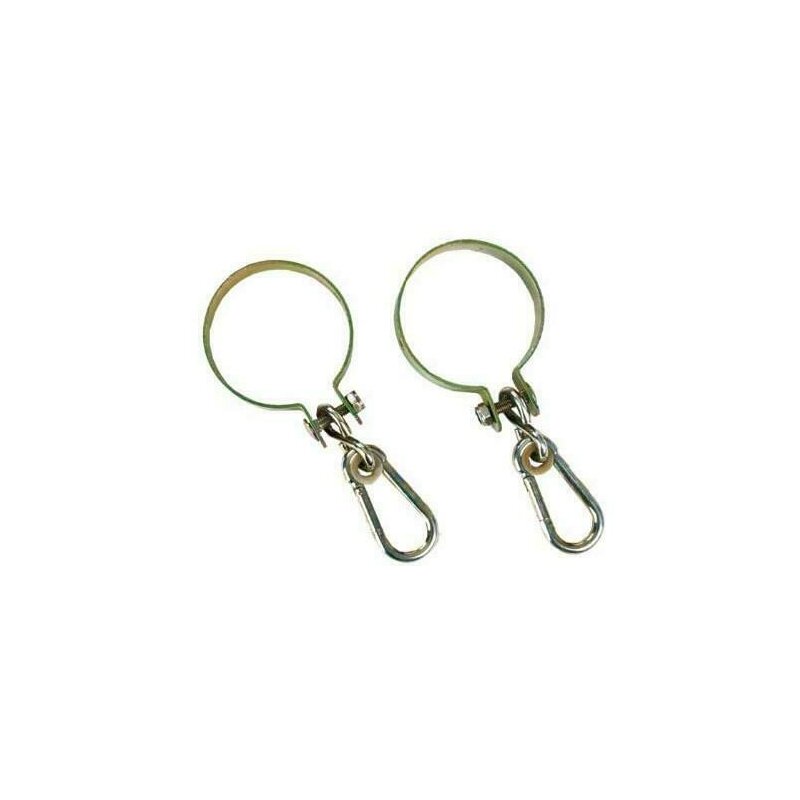 Happy people - set 2 coliere rotunde cu carlig pentru leagan 100 mm