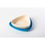 Ekoala - Set de masa 2 farfurii din Bioplastic, Alb/Albastru - 4